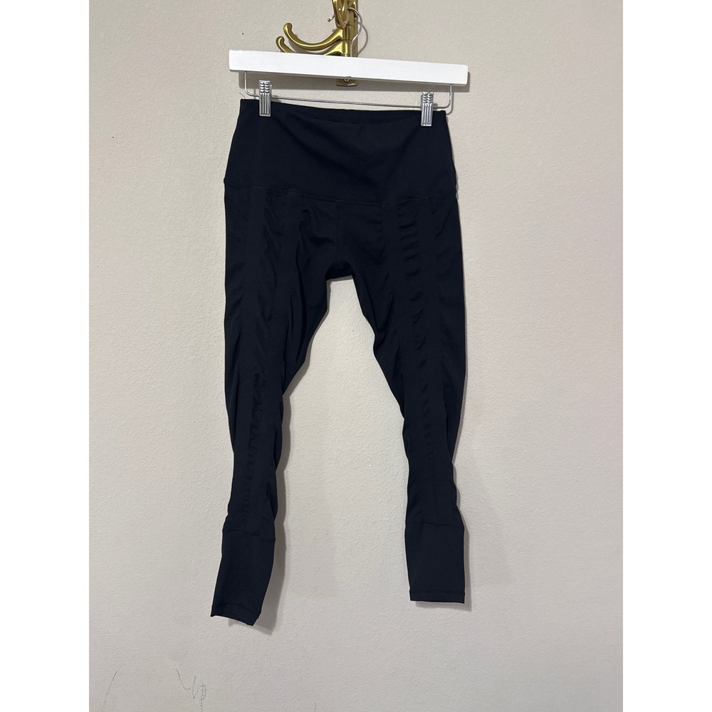 Sweetflexx Full Length Leggings Womens 8 Black Resistance Toning Yoga Pants